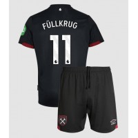 West Ham United Niclas Fullkrug #11 Gostujuci Dres za djecu 2024-25 Kratak Rukav (+ Kratke hlače)